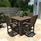 Highwood Usa Lehigh 5pc Square Counter Height Outdoor Patio Furniture Dining Set AD-CNL44-ACE - alternate 2